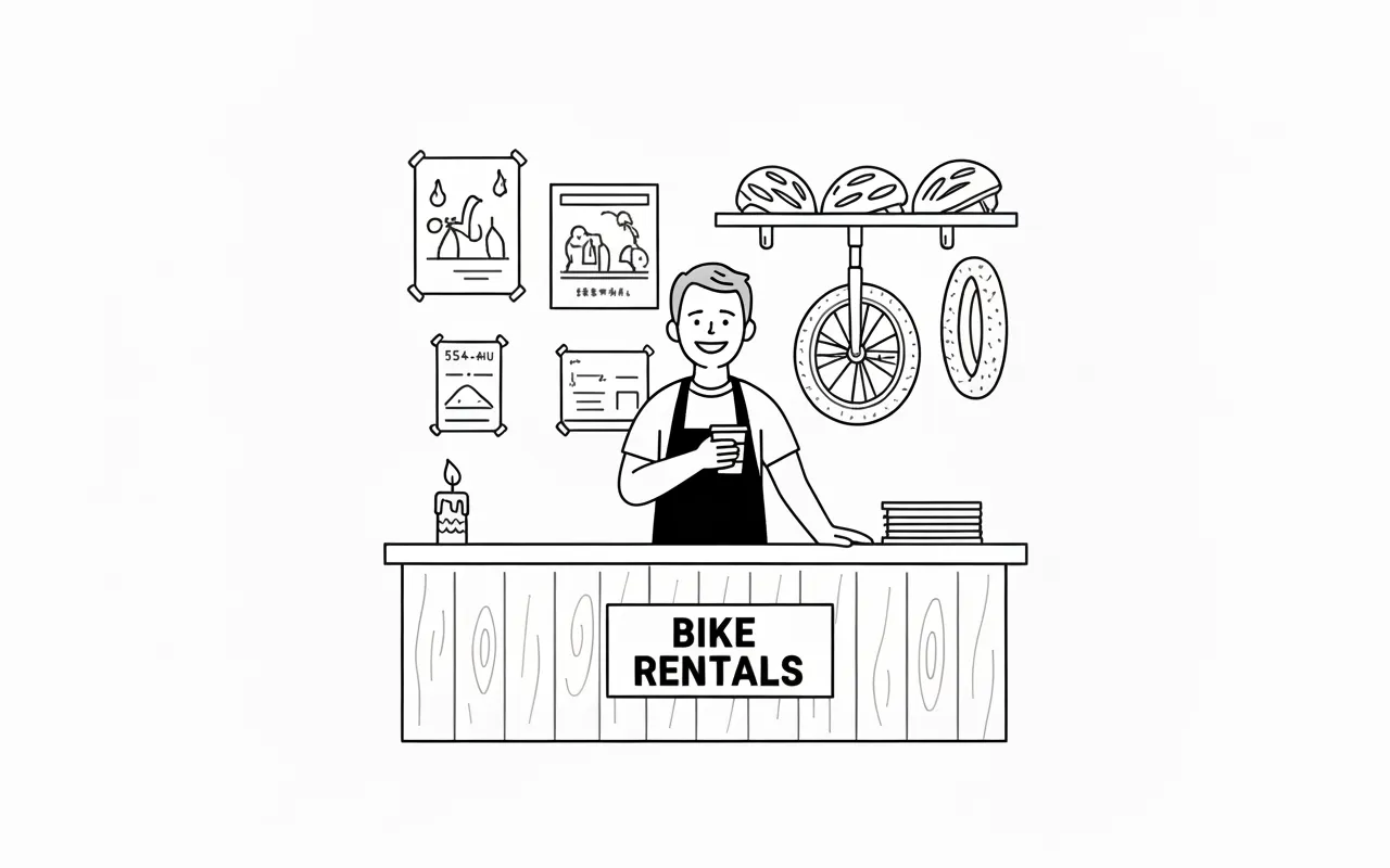 Moped shop — everything is fine