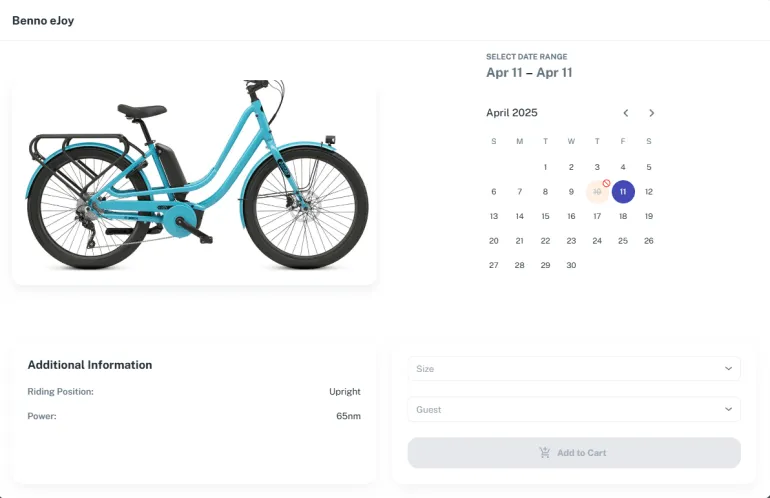 Best Bike Booking Software